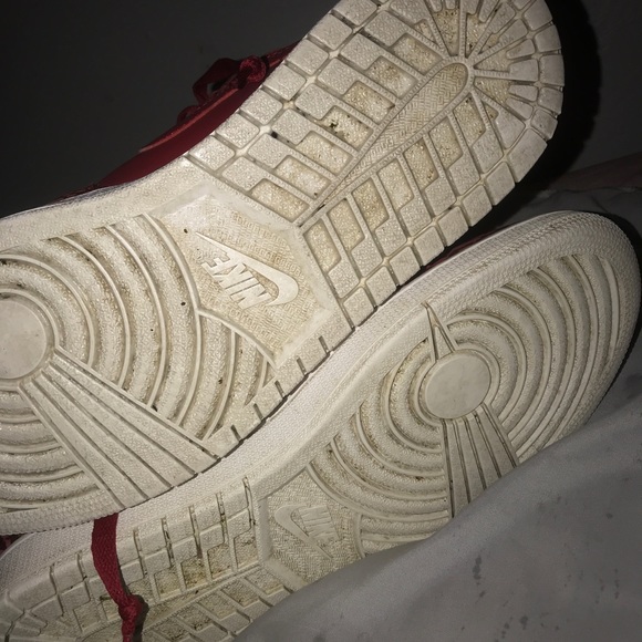 Retro Air Jordan 1 Elephant Print Red - Picture 4 of 4